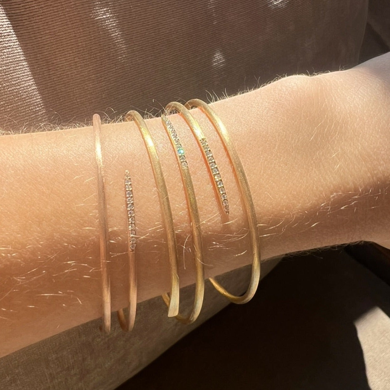 Diamantnadel-Armband