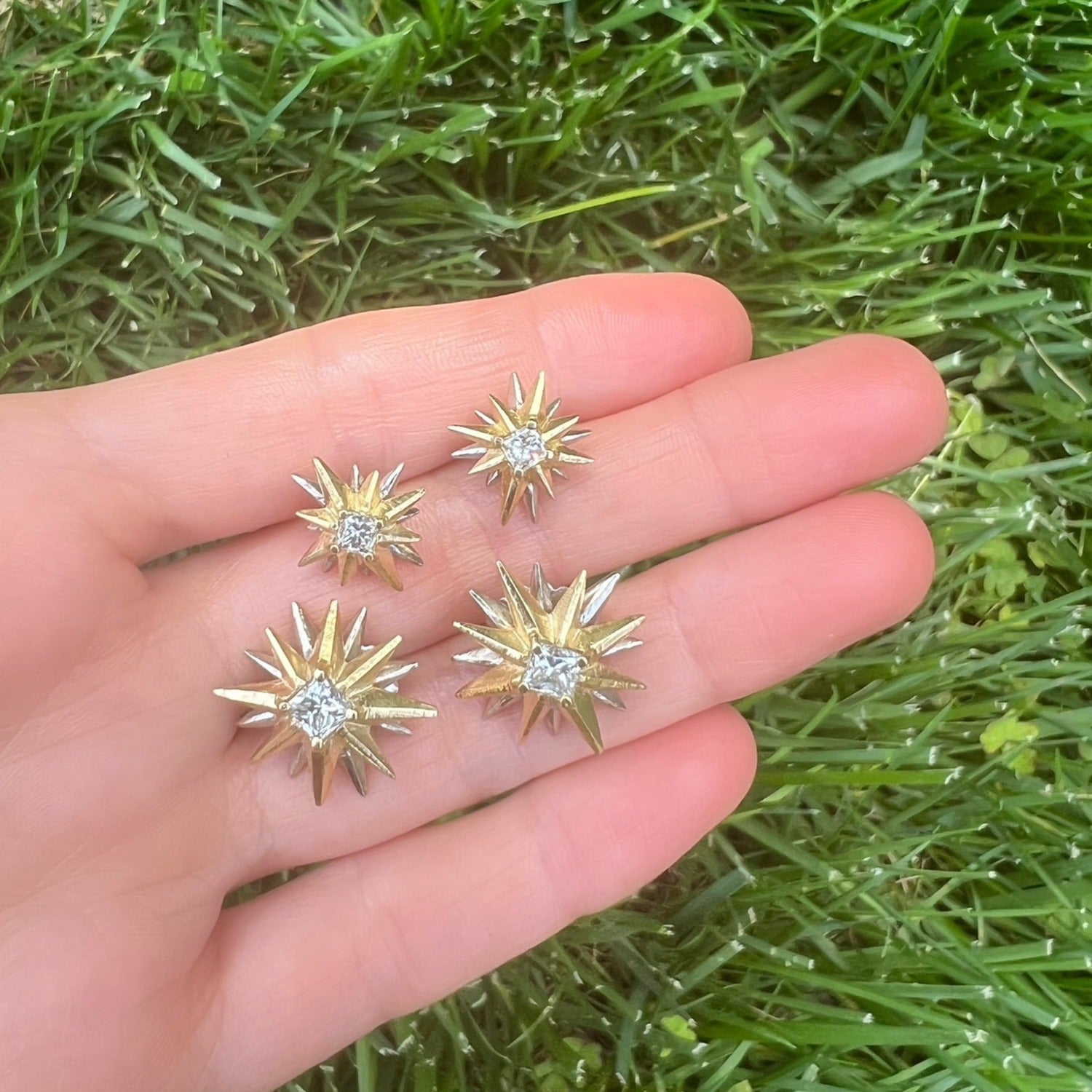 Exploding Star Earrings