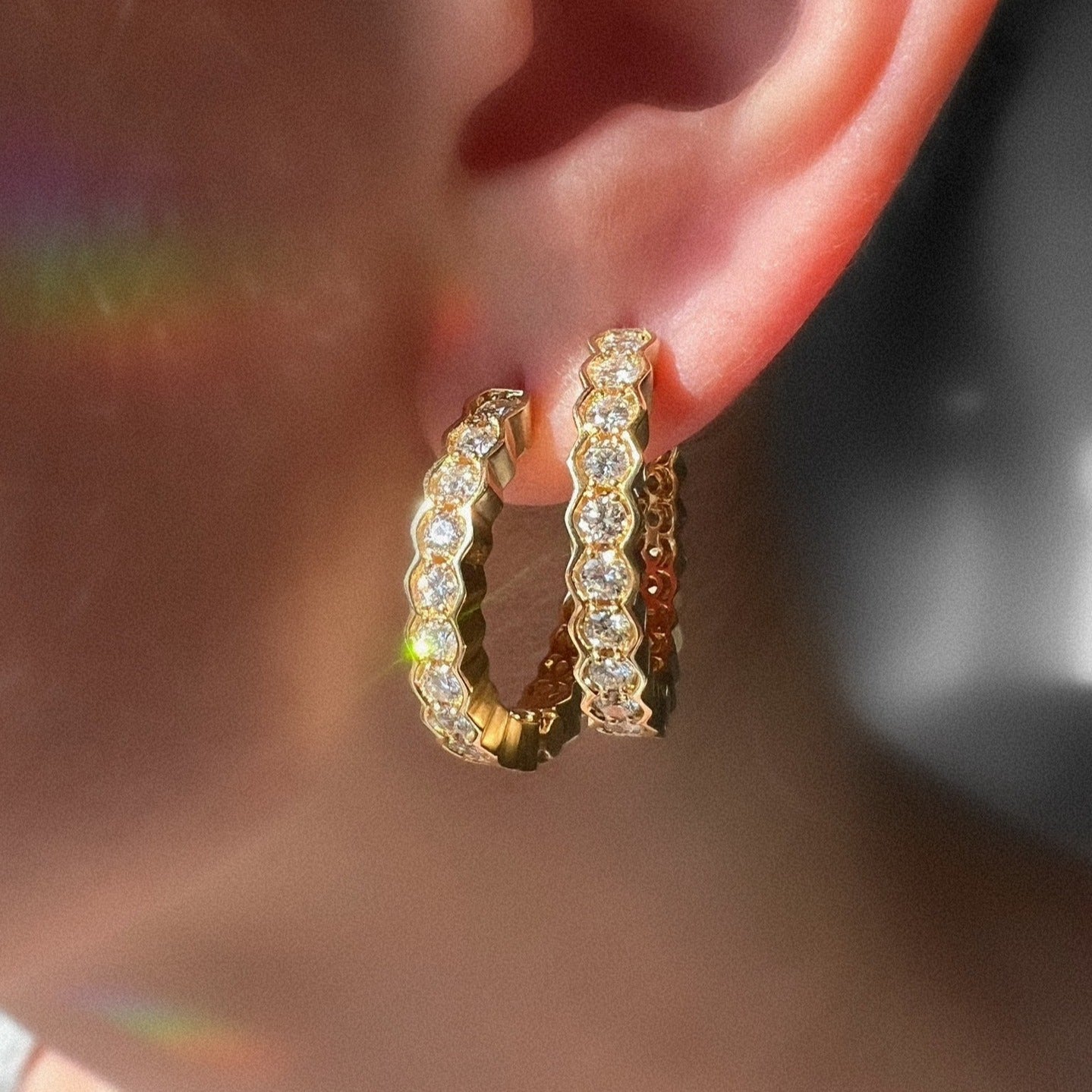 Honeycomb Earrings