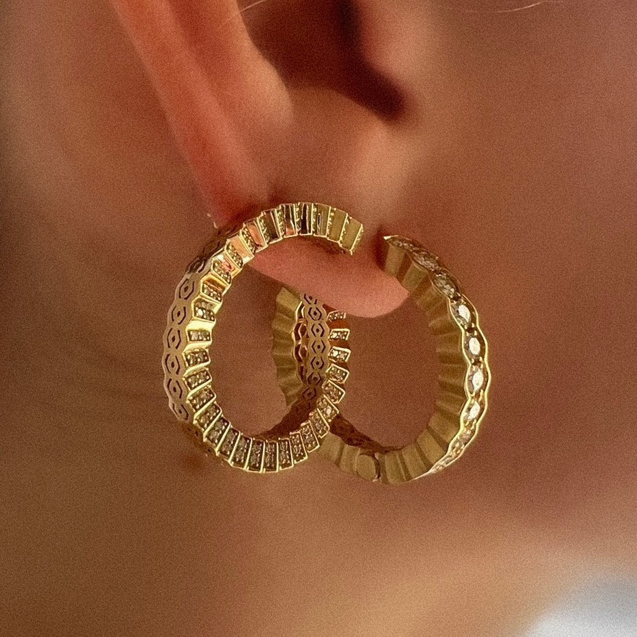 Honeycomb Earrings