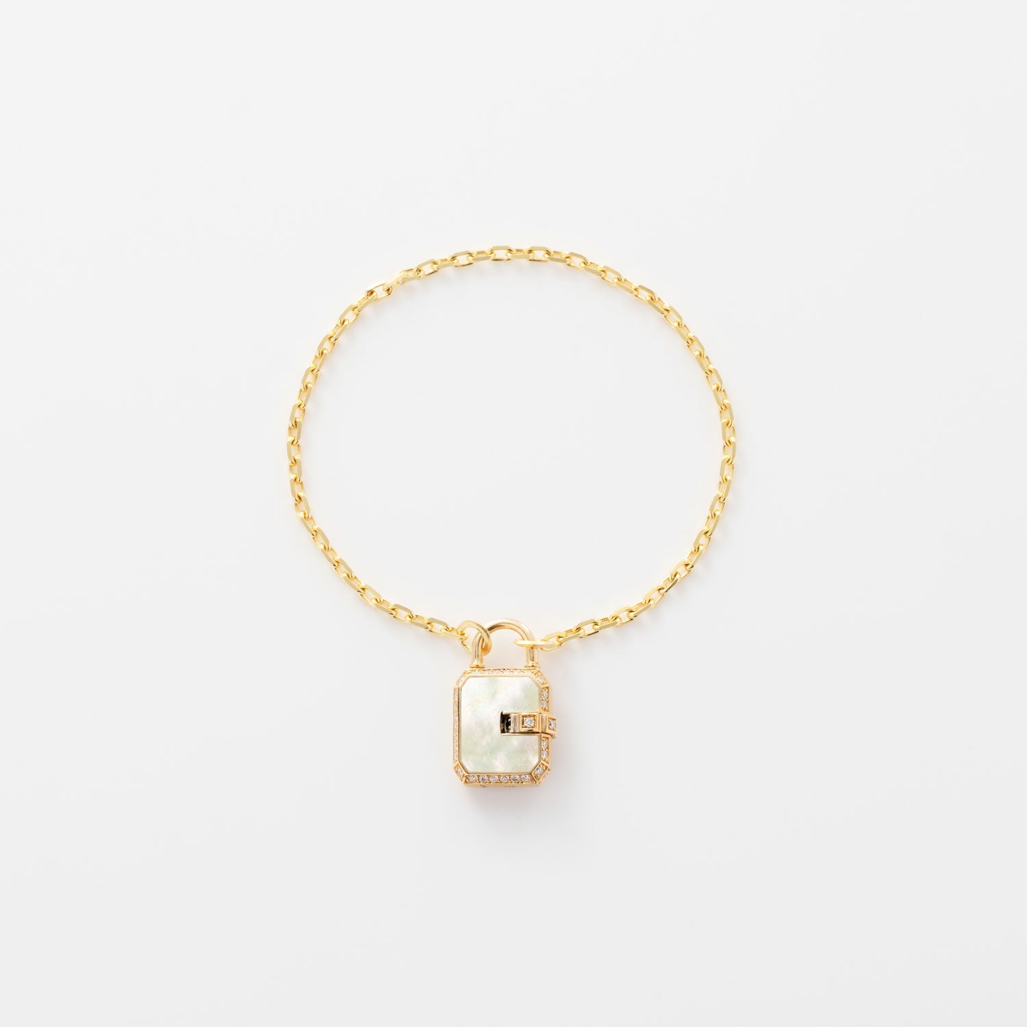 Mini Padlock Pave