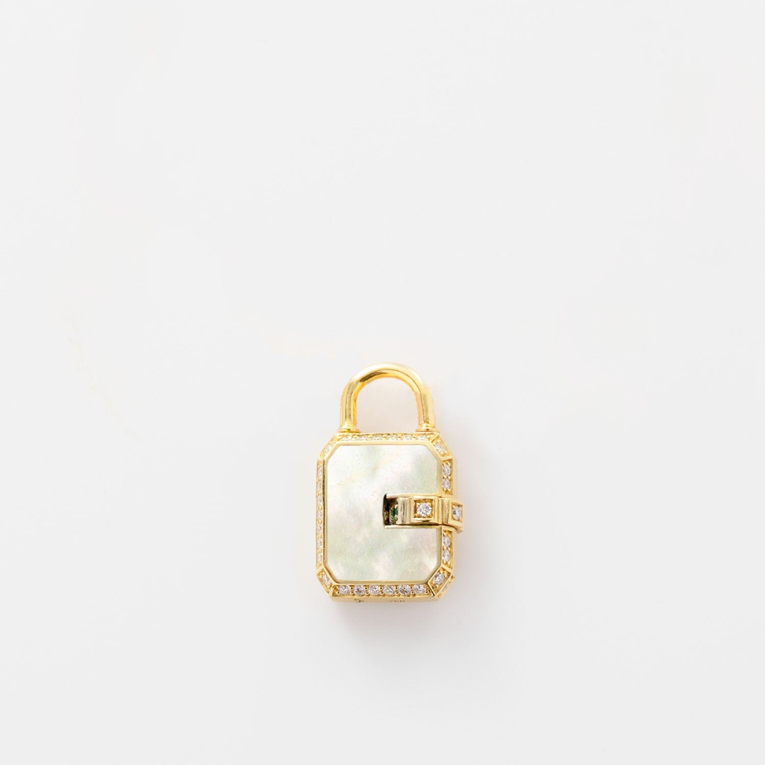 Mini Padlock Pave