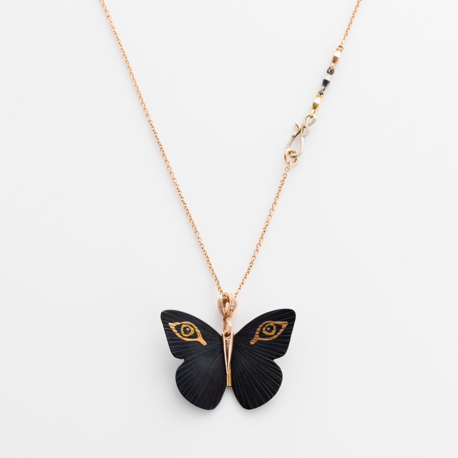 Owl Eyes Butterfly Necklace